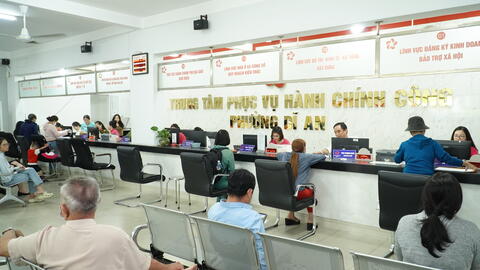 Vận hành thử nghiệm phường Dĩ An