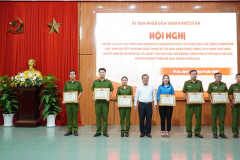 Thành phố Dĩ An: 5/7 phường có mô hình giúp đỡ người chấp hành xong án phạt tù tái hòa nhập cộng đồng