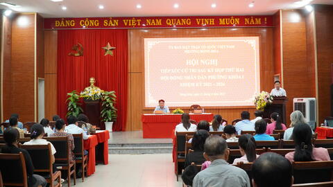 Đại biểu HĐND phường Đông Hòa tiếp xúc cử tri sau kỳ họp lần 2, NK 2025-2030