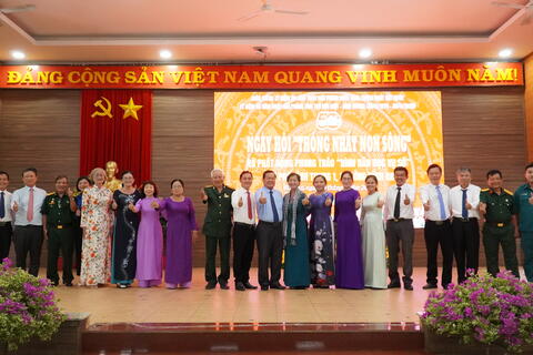 Ngày hội “Thống nhất non sông” khu phố Bình Thung 1-phường Bình An