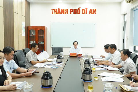Chủ tịch UBND TP Dĩ An: giải quyết khiếu nại về công tác bồi thường, giải phóng mặt bằng một số công trình trọng điểm