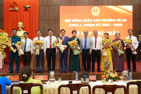 Kỳ họp thứ I - HĐND phường Dĩ An khóa I, nhiệm kỳ 2021-2026  