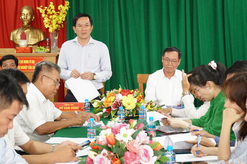 Lãnh đạo phường Dĩ An thăm, làm việc tại các khu phố Chiêu Liêu và Chiêu Liêu A