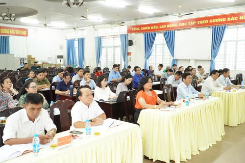 Lãnh đạo phường Dĩ An thăm, làm việc tại các khu phố Đông Tác, Bình Minh 1 và Bình Minh 2