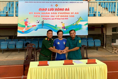 Ban Chỉ huy Quân sự phường Dĩ An và Tiểu đoàn 36 ký kết nghĩa, tăng cường phối hợp hoạt động