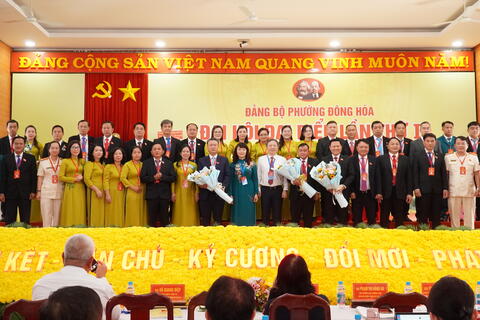 PHƯỜNG ĐÔNG HÒA: TỔ CHỨC THÀNH CÔNG ĐẠI HỘI ĐẠI BIỂU ĐẢNG BỘ PHƯỜNG NHIỆM KỲ 2025 – 2030
