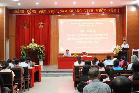Đại biểu HĐND phường Đông Hòa tiếp xúc cử tri sau kỳ họp lần 2, NK 2025-2030